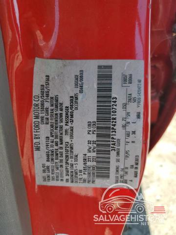 3FAFP13P42R107243 2002 FORD ESCORT photo no. 12
