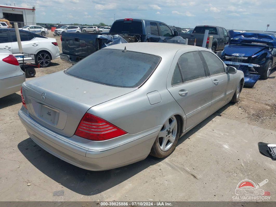 WDBNG75J14A426919 2004 MERCEDES-BENZ S 500 photo no. 4