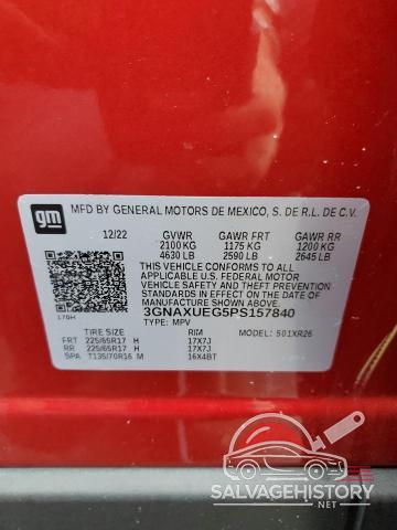 3GNAXUEG5PS157840 2023 CHEVROLET EQUINOX photo no. 13