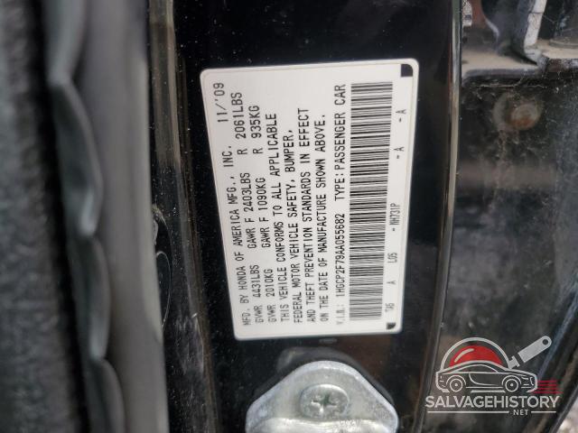 1HGCP2F79AA055682 2010 HONDA ACCORD photo no. 12