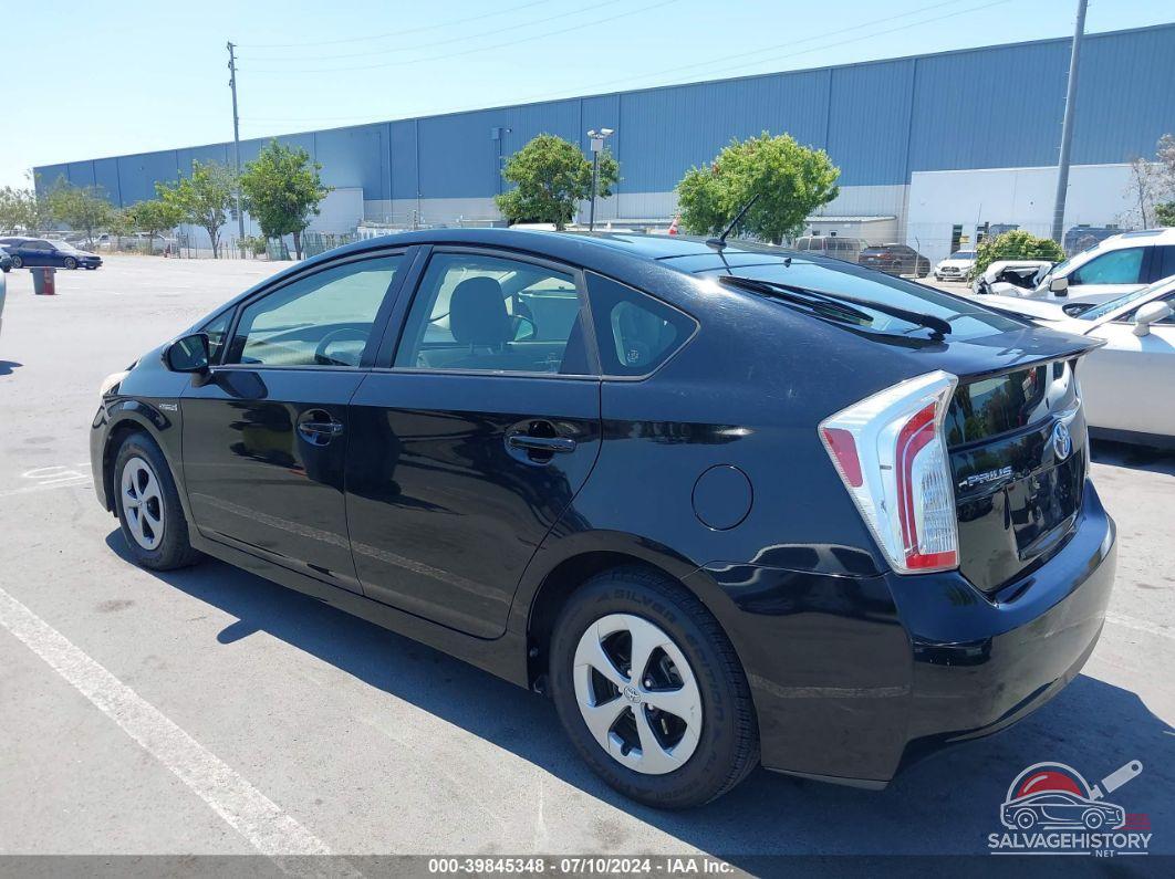 JTDKN3DU2D5629924 2013 TOYOTA PRIUS photo no. 3