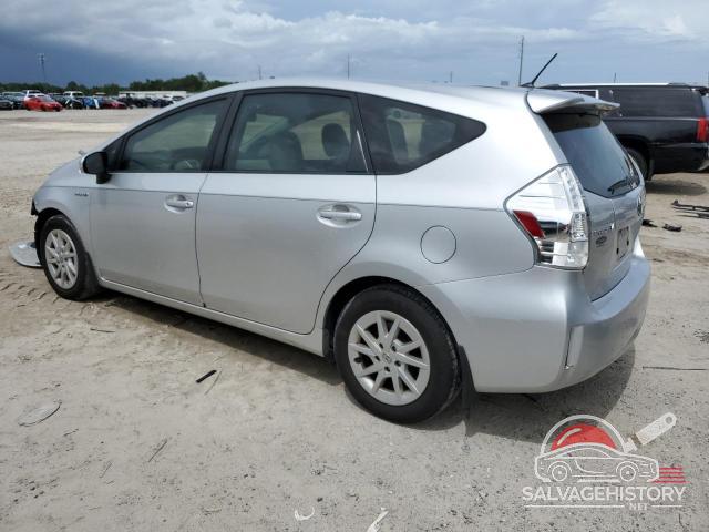 JTDZN3EU6C3120331 2012 TOYOTA PRIUS photo no. 2