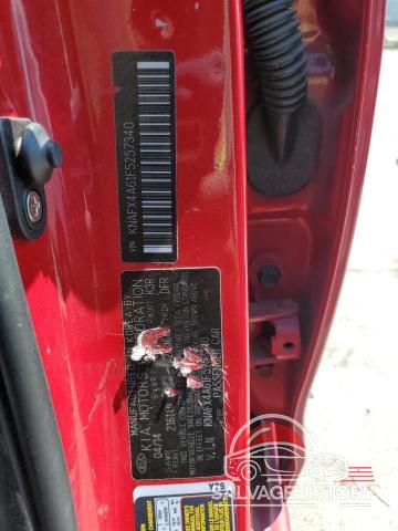 KNAFX4A61F5257340 2015 KIA FORTE photo no. 12