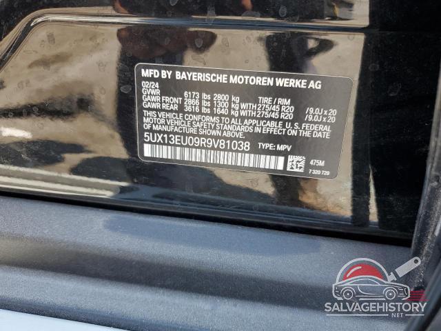 5UX13EU09R9V81038 2024 BMW X5 photo no. 12