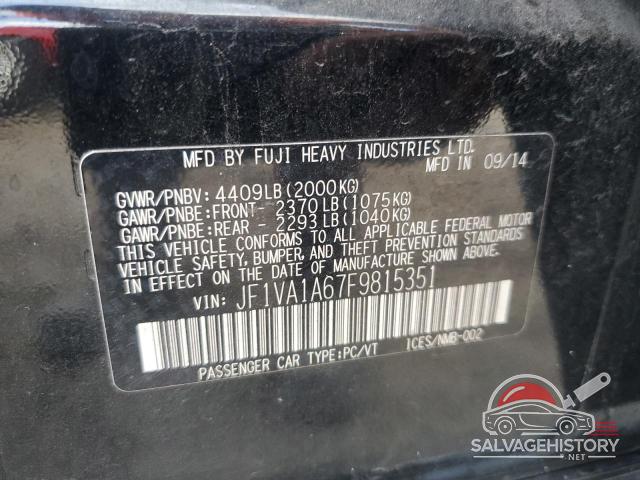 JF1VA1A67F9815351 2015 SUBARU WRX photo no. 12
