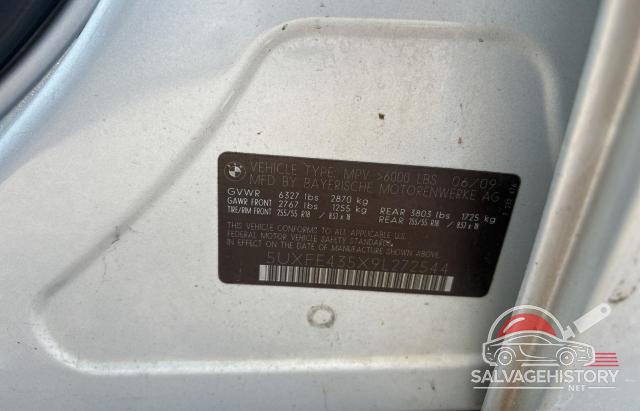 5UXFE435X9L272544 2009 BMW X5 photo no. 10