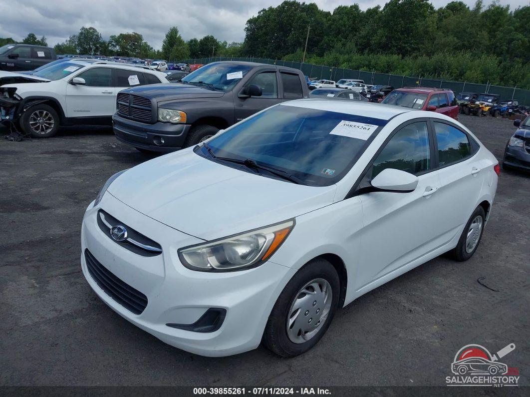 KMHCT4AE5GU082599 2016 HYUNDAI ACCENT photo no. 2