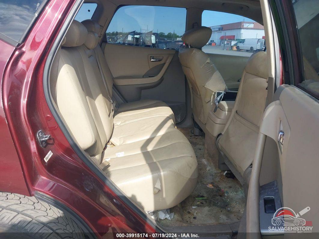 JN8AZ08T37W518978 2007 NISSAN MURANO photo no. 8