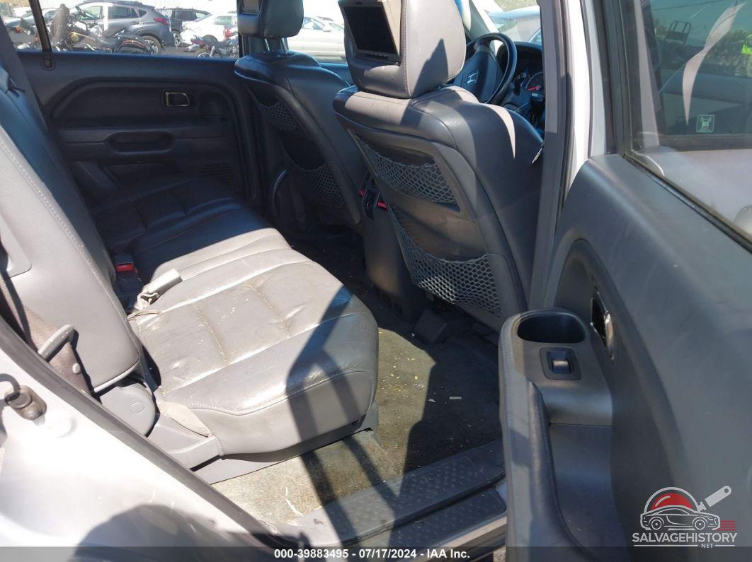 2HKYF18756H556583 2006 HONDA PILOT photo no. 8