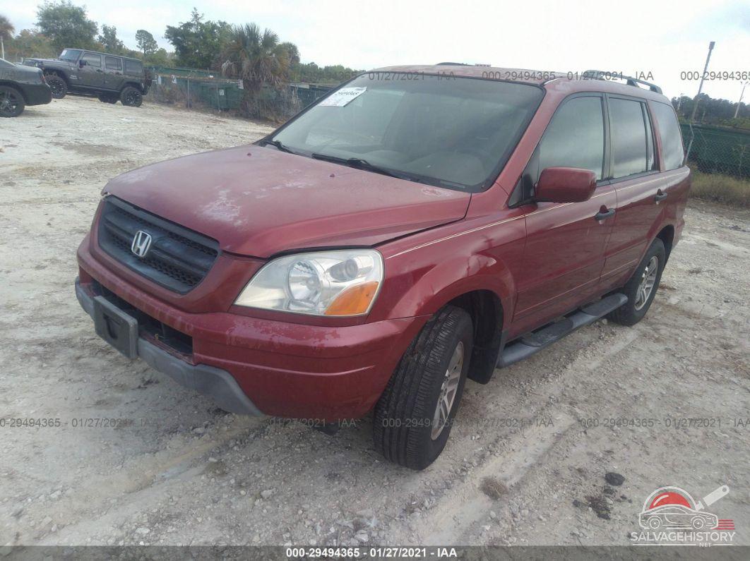 2HKYF18534H512545 2004 HONDA PILOT photo no. 2