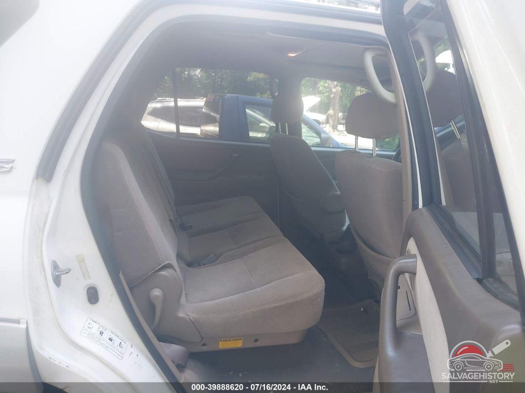 5TDBT44A61S050264 2001 TOYOTA SEQUOIA photo no. 8