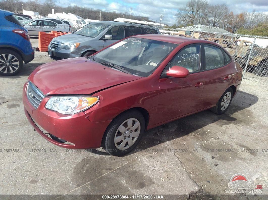 KMHDU46DX8U535733 2008 HYUNDAI ELANTRA photo no. 2