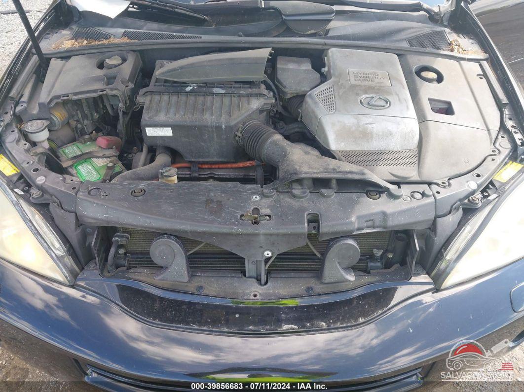 JTJHW31U760035192 2006 LEXUS RX 400H photo no. 10
