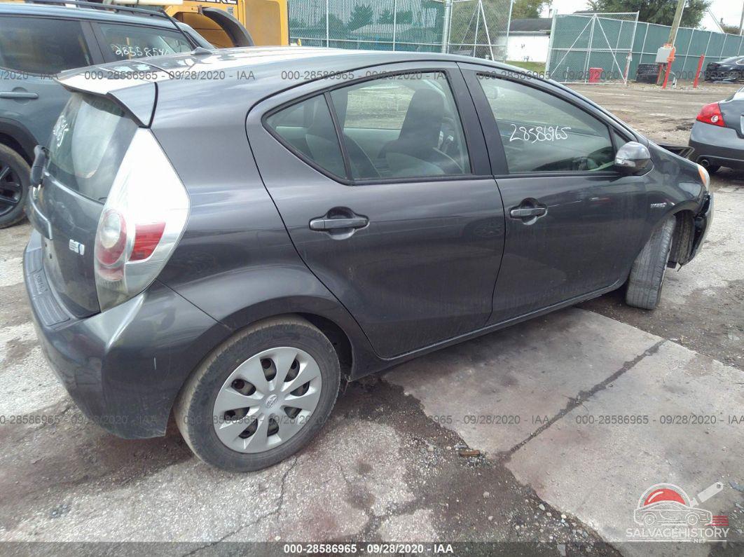 JTDKDTB32D1531612 2013 TOYOTA PRIUS C photo no. 4