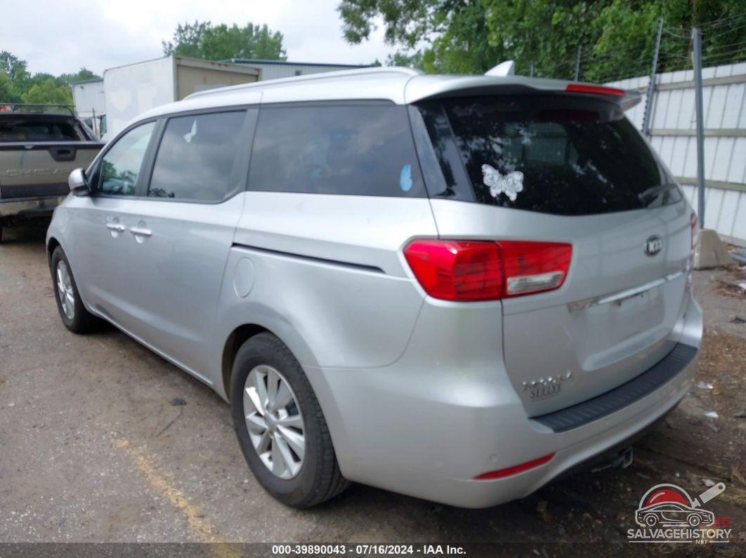 KNDMB5C11G6212443 2016 KIA SEDONA photo no. 3