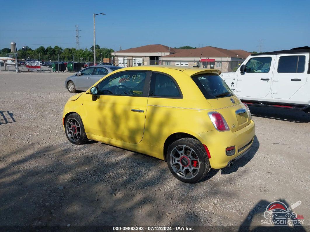 3C3CFFBR0CT211687 2012 FIAT 500 photo no. 3
