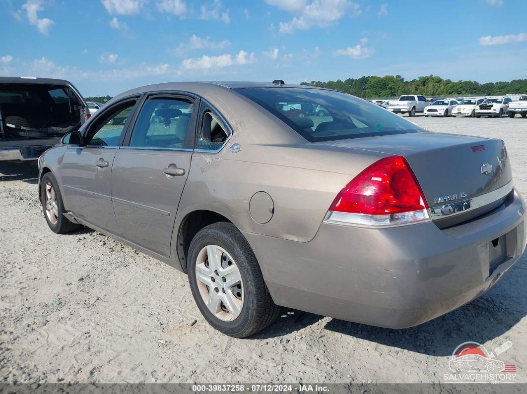 2G1WB58K169422809 2006 CHEVROLET IMPALA photo no. 6