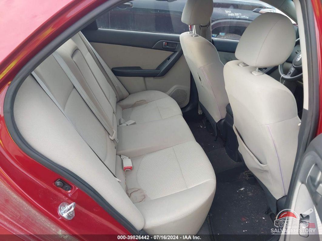 KNAFU4A20A5224991 2010 KIA FORTE photo no. 8