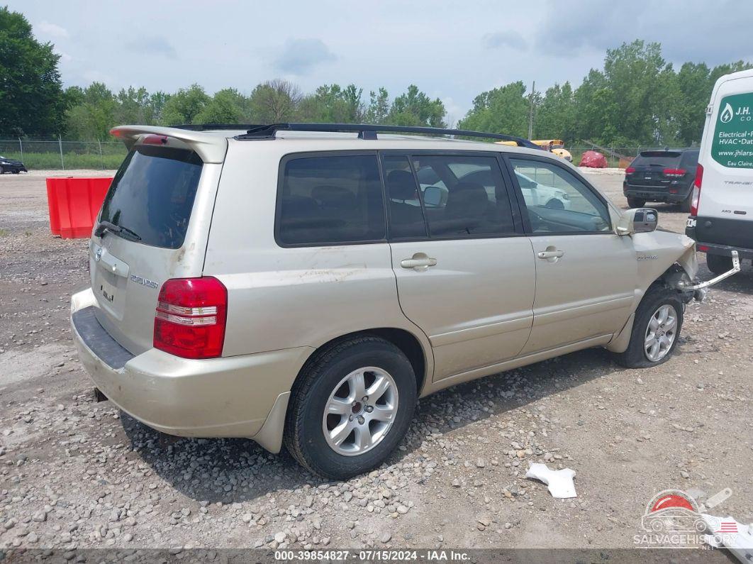JTEGF21A210018934 2001 TOYOTA HIGHLANDER photo no. 4