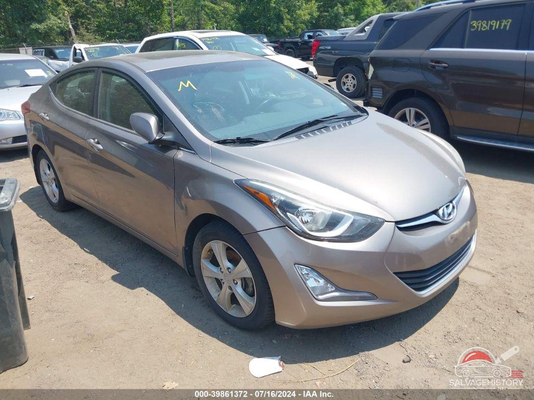 5NPDH4AE8GH723779 2016 HYUNDAI ELANTRA photo no. 4