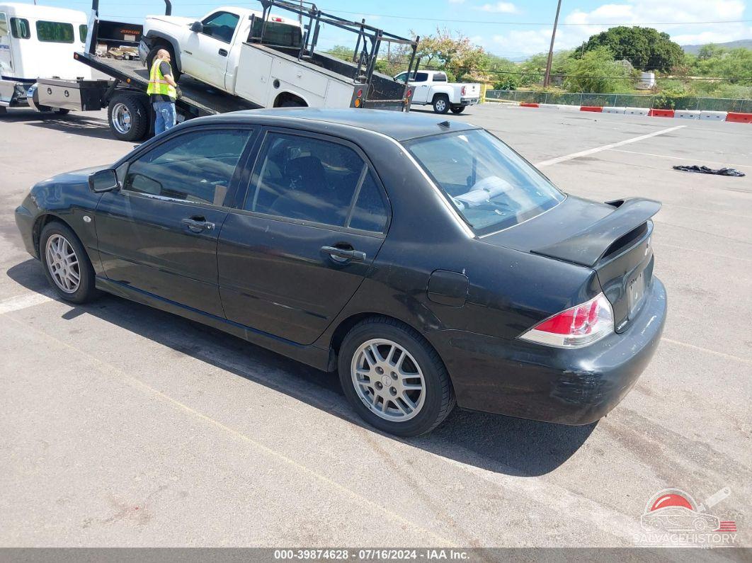 JA3AJ86E26U003372 2006 MITSUBISHI LANCER photo no. 3