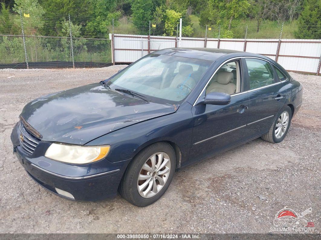 KMHFC46F16A060081 2006 HYUNDAI AZERA photo no. 2