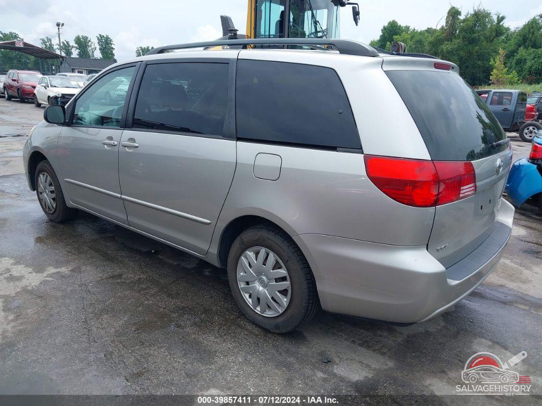5TDZA23C64S131328 2004 TOYOTA SIENNA photo no. 3