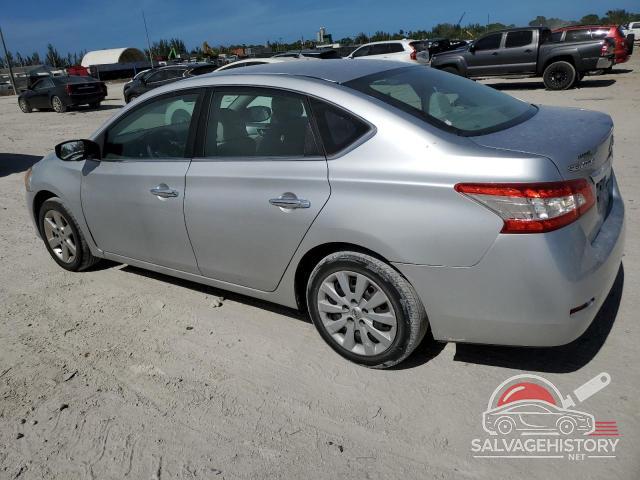 3N1AB7AP4DL699471 2013 NISSAN SENTRA photo no. 2