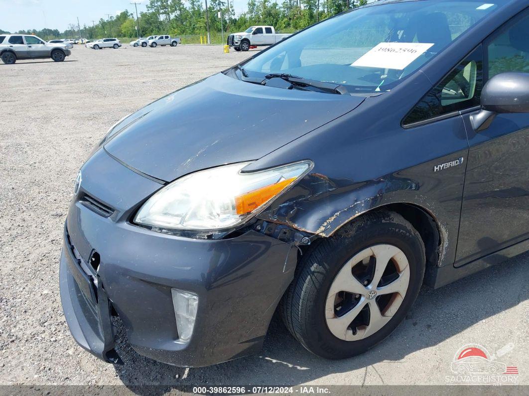 JTDKN3DUXE1776548 2014 TOYOTA PRIUS photo no. 6