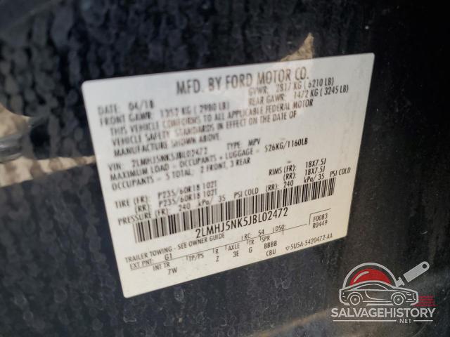 2LMHJ5NK5JBL02472 2018 LINCOLN MKT photo no. 13
