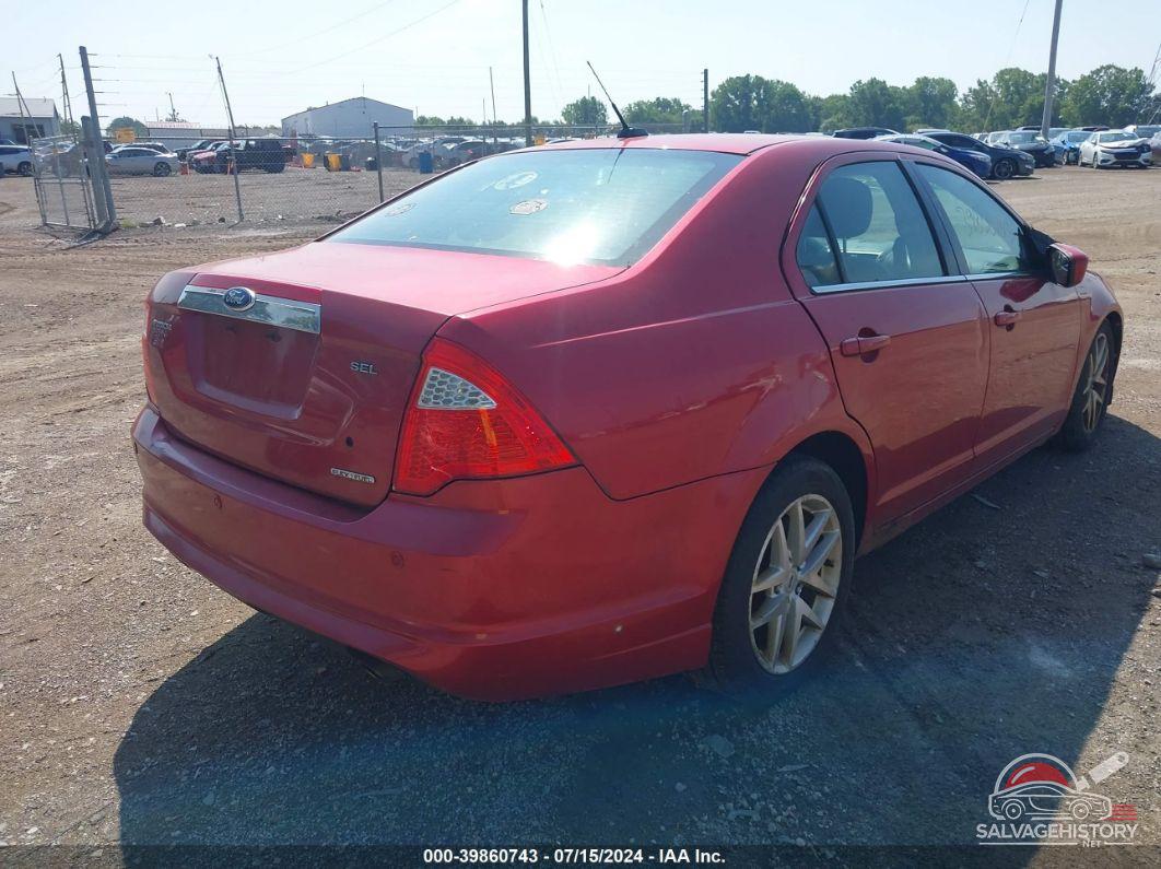 3FAHP0JGXBR188822 2011 FORD FUSION photo no. 4