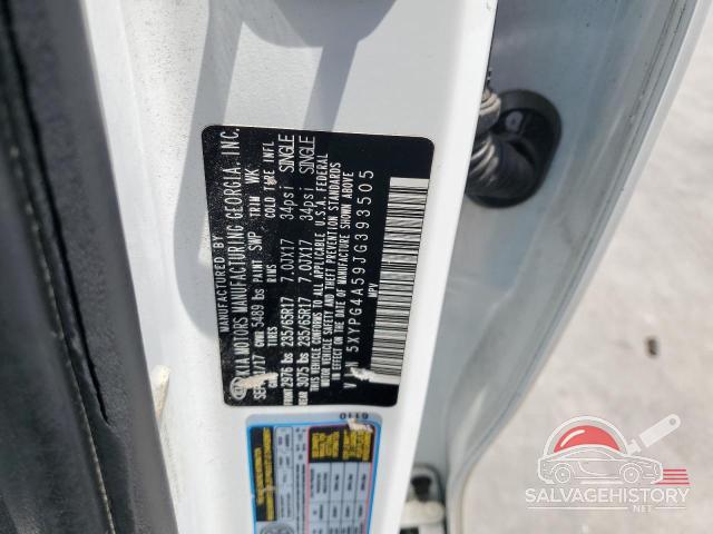5XYPG4A59JG393505 2018 KIA SORENTO photo no. 12