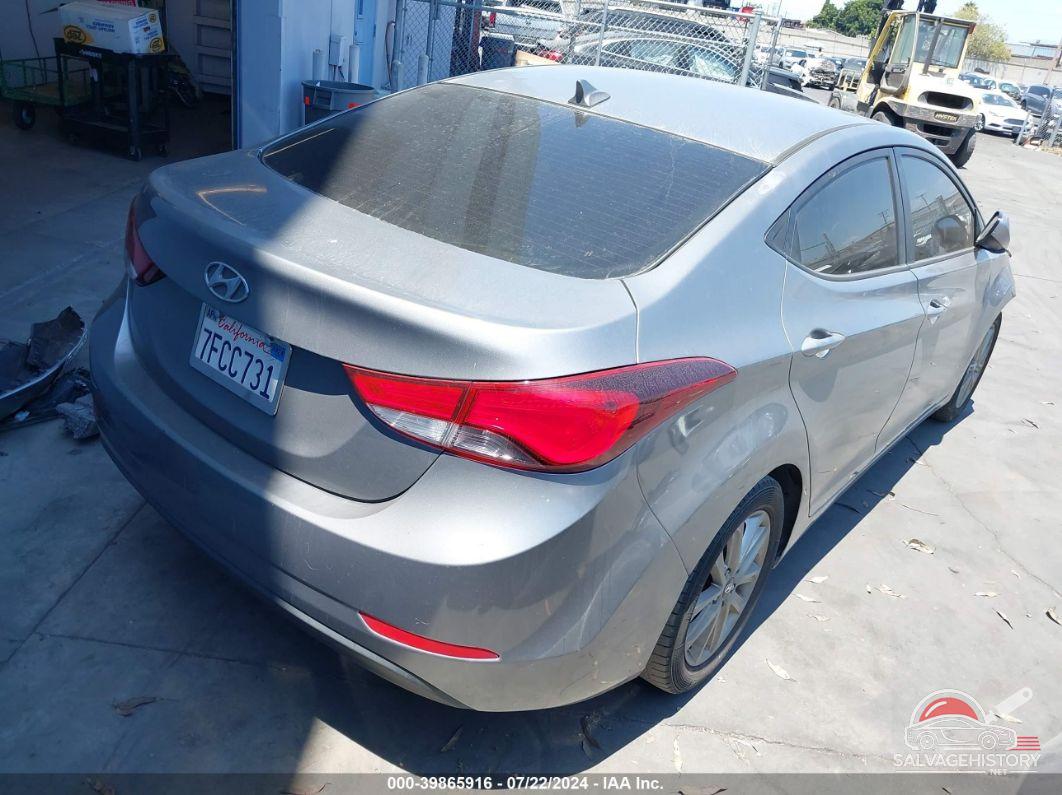 KMHDH4AE2EU168522 2014 HYUNDAI ELANTRA photo no. 4