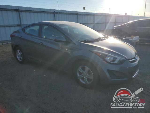 5NPDH4AE5EH511449 2014 HYUNDAI ELANTRA photo no. 4