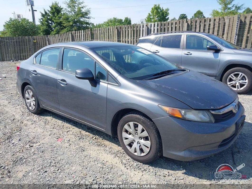 19XFB2F54CE367689 2012 HONDA CIVIC photo no. 13