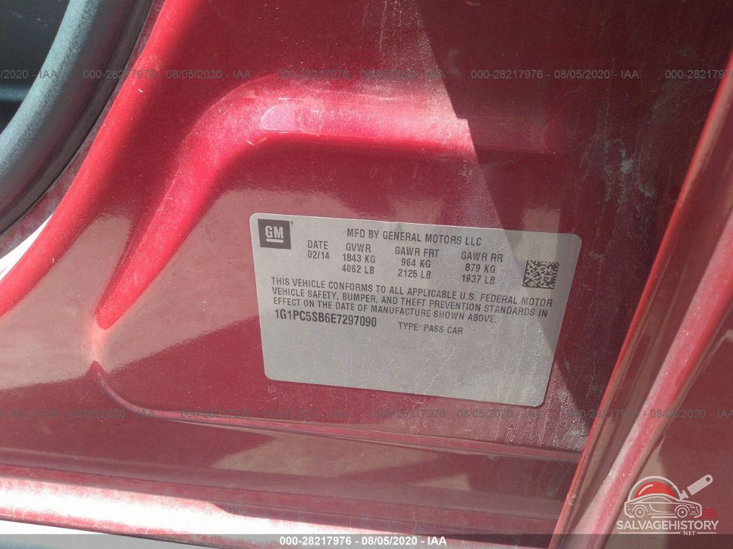 1G1PC5SB6E7297090 2014 CHEVROLET CRUZE photo no. 9