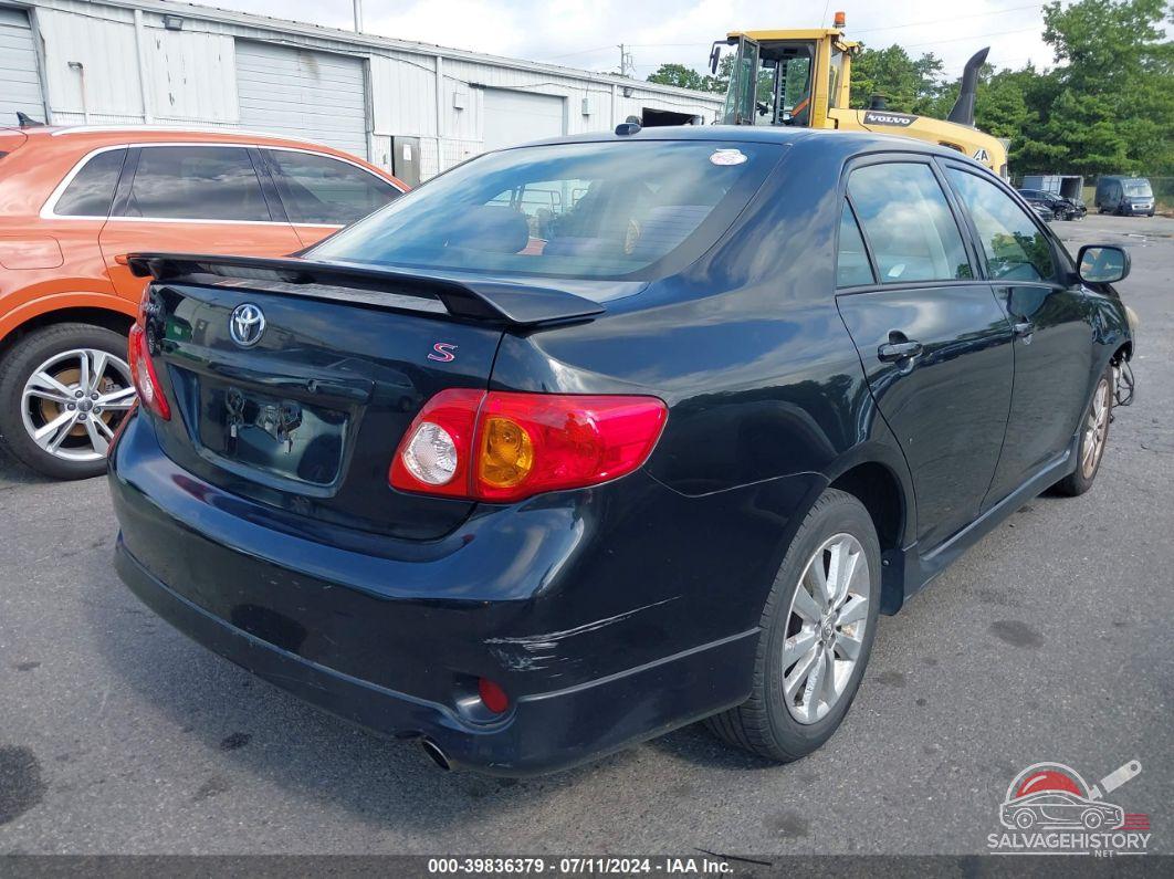 2T1BU40E19C087846 2009 TOYOTA COROLLA photo no. 4