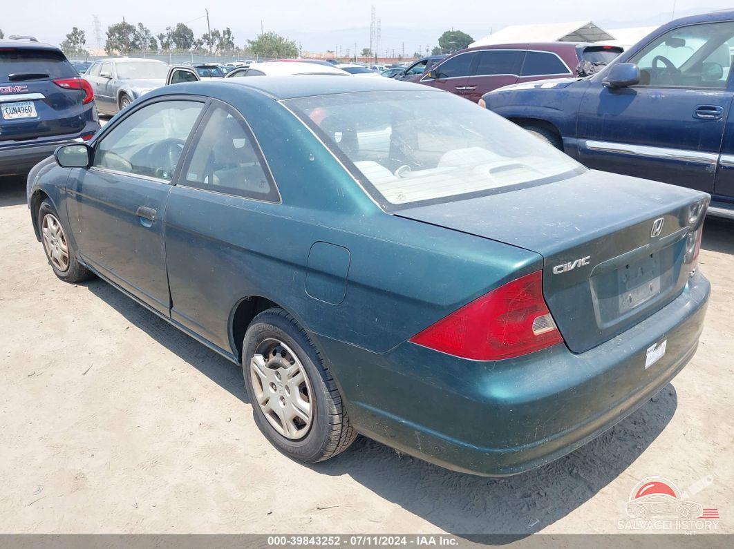 1HGEM22531L092818 2001 HONDA CIVIC photo no. 3