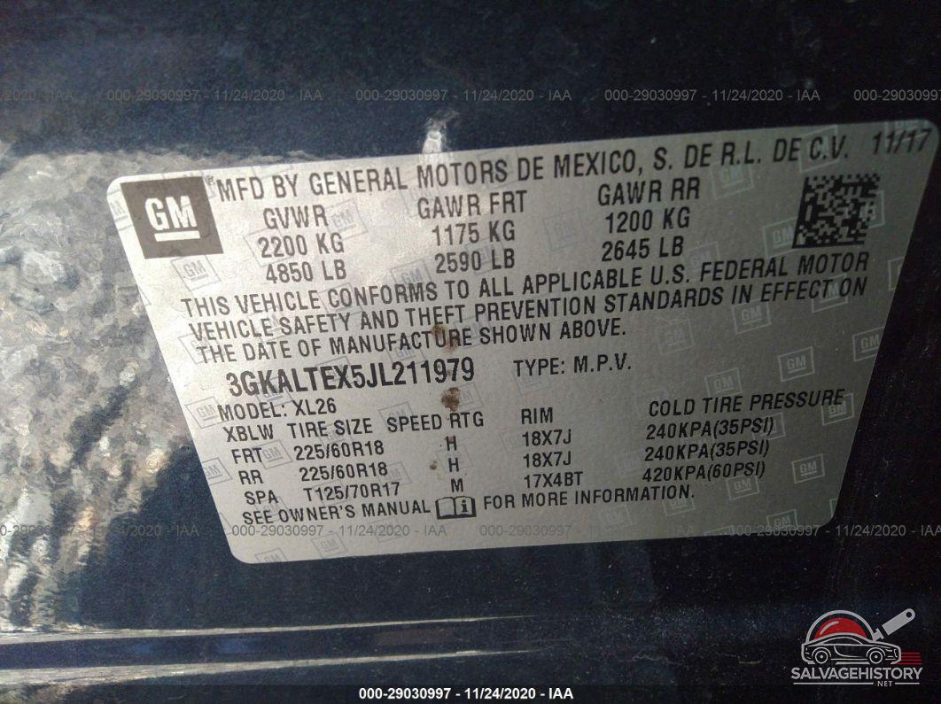3GKALTEX5JL211979 2018 GMC TERRAIN photo no. 9