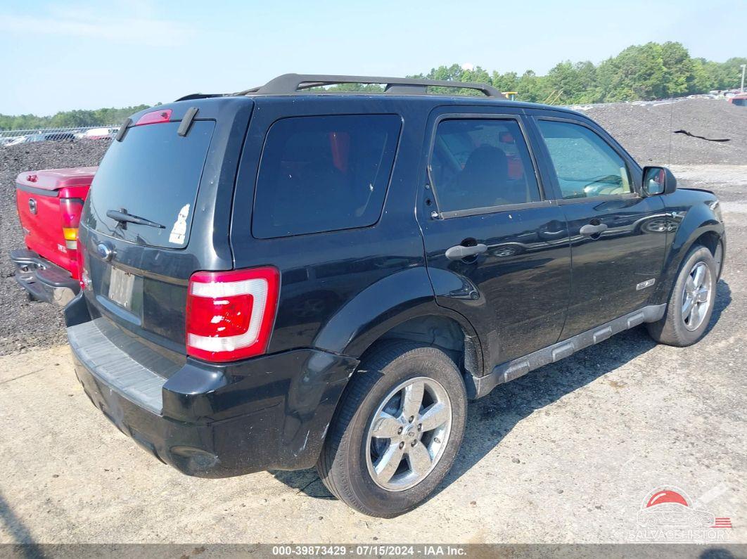 1FMCU03128KE77174 2008 FORD ESCAPE photo no. 4