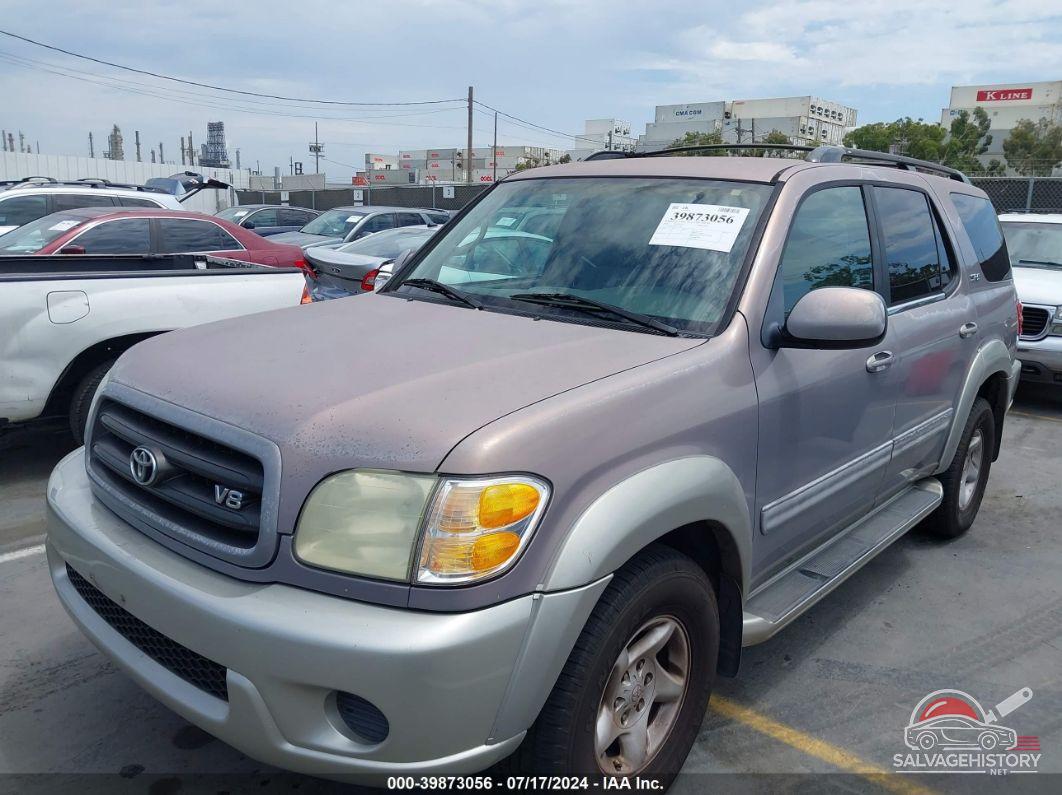 5TDZT34A22S131515 2002 TOYOTA SEQUOIA photo no. 2