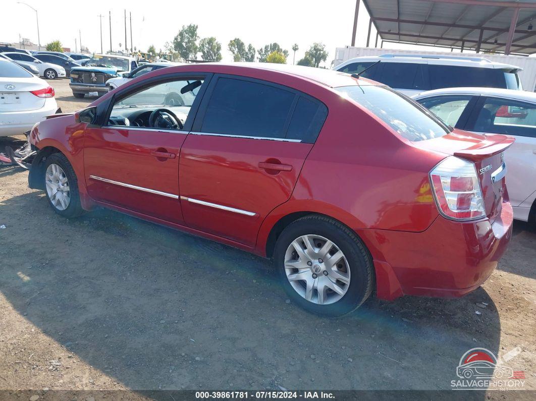 3N1AB6AP3CL753156 2012 NISSAN SENTRA photo no. 3