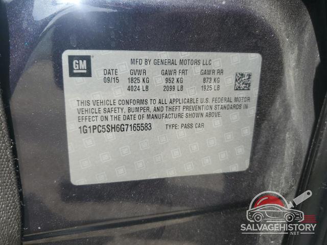 1G1PC5SH6G7165583 2016 CHEVROLET CRUZE photo no. 12