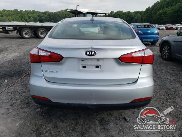 KNAFK4A62G5612936 2016 KIA FORTE photo no. 6