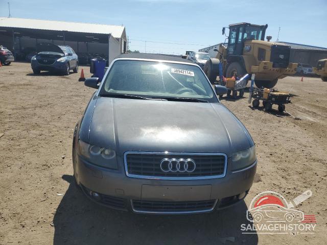 WAUAC48H25K016626 2005 AUDI A4 photo no. 5