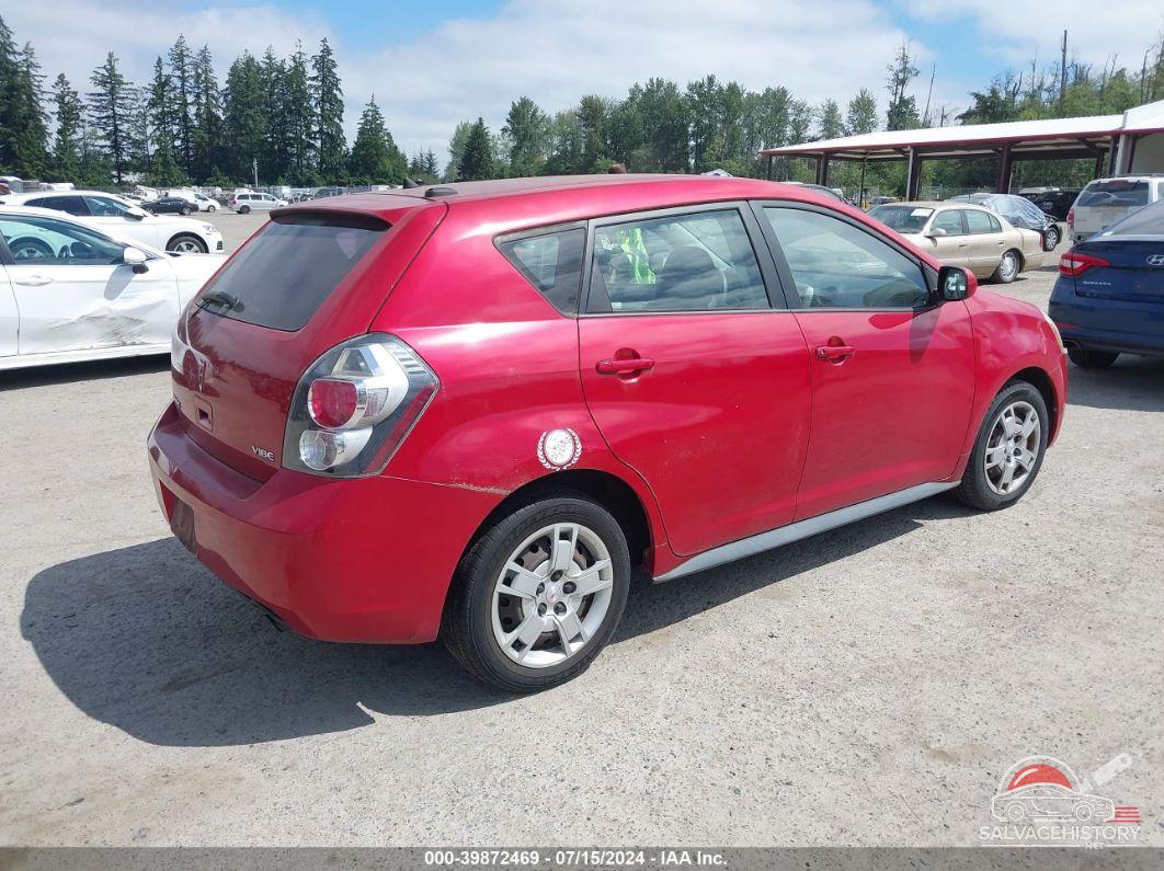 5Y2SP67089Z406419 2009 PONTIAC VIBE photo no. 4