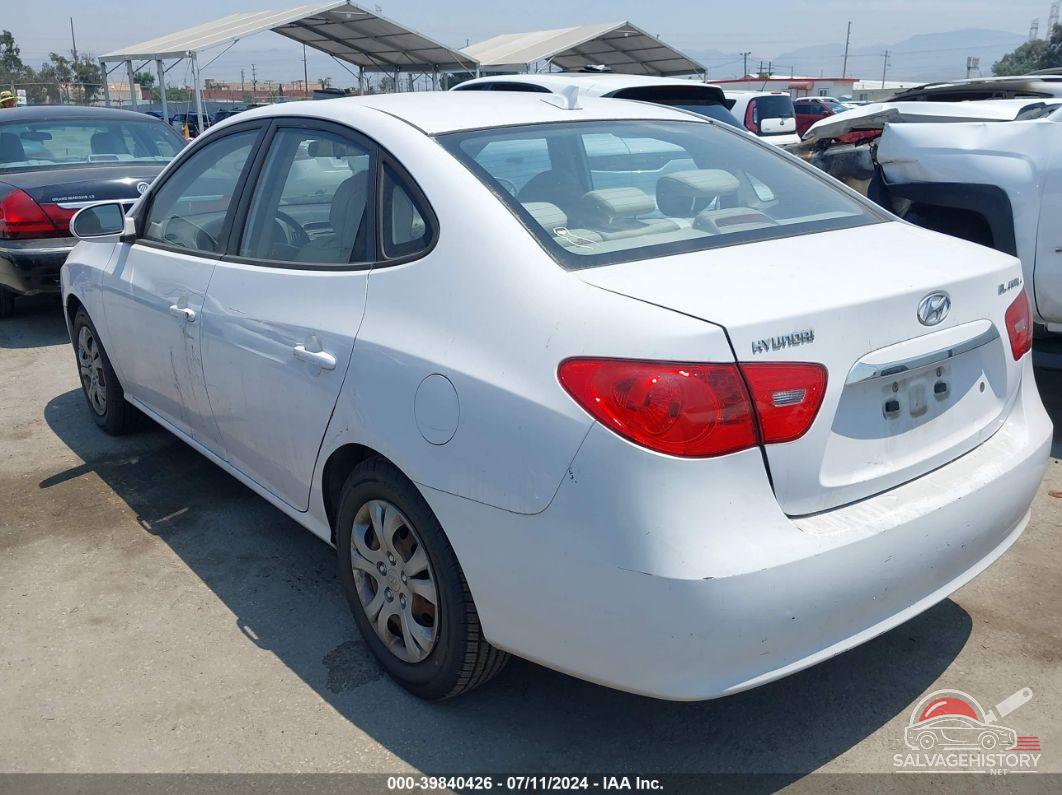 KMHDU4AD3AU964662 2010 HYUNDAI ELANTRA photo no. 3