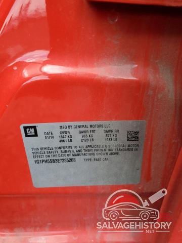 1G1PH5SB3E7285268 2014 CHEVROLET CRUZE photo no. 12