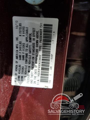 1HGCR3F85EA008602 2014 HONDA ACCORD photo no. 13
