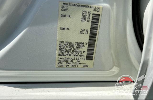 1N4AL3APXJC252773 2018 NISSAN ALTIMA photo no. 10